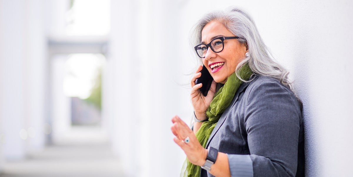 woman on the phone