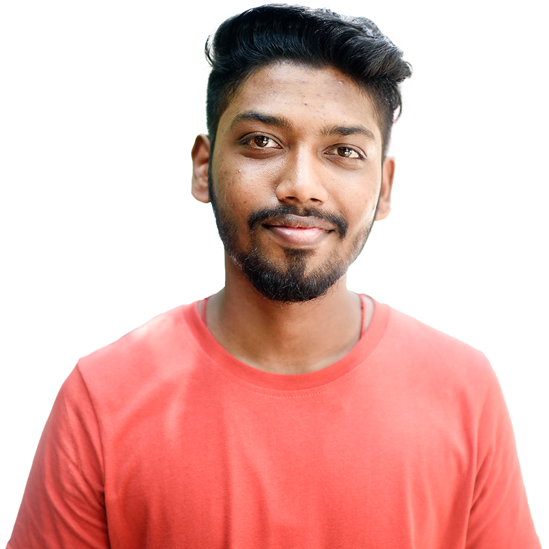 man smiling