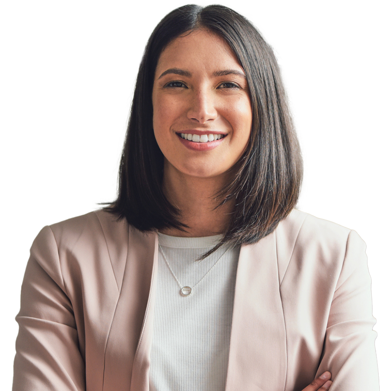 woman smiling