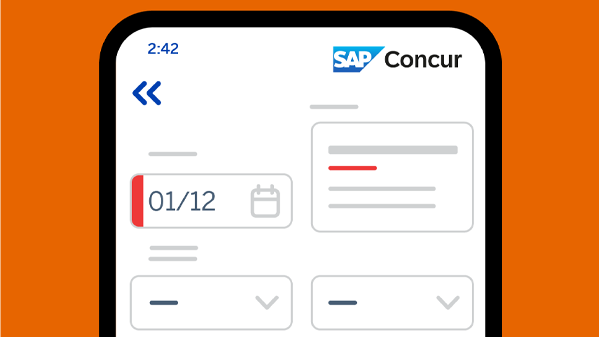 Invoice app open on phone