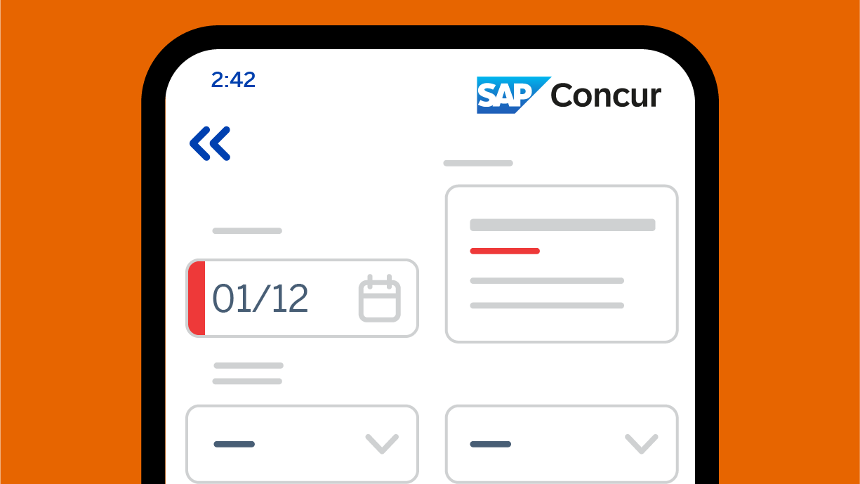 screenshot of concur invoice product