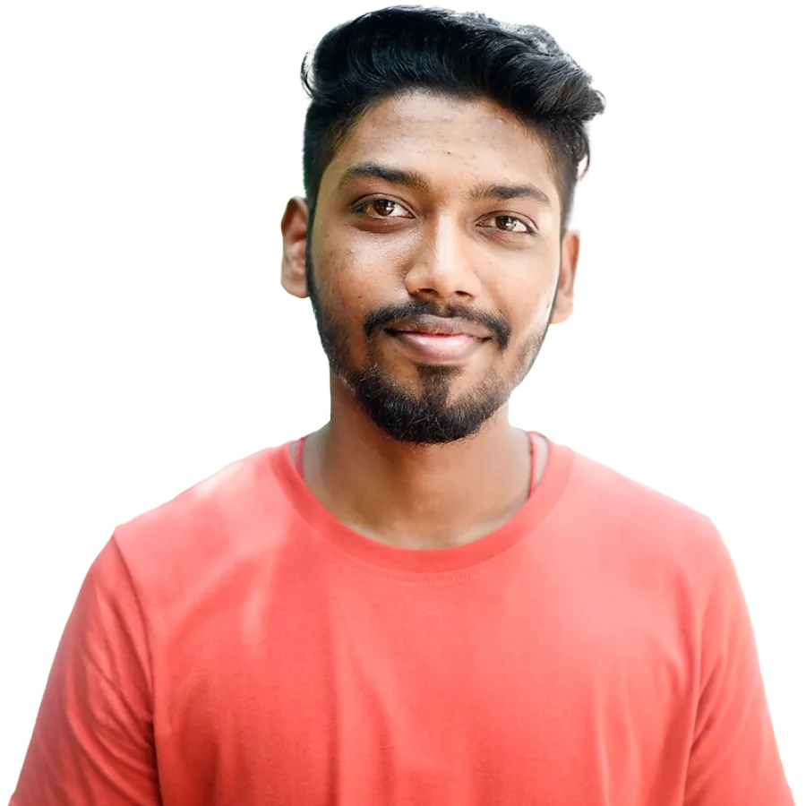 man smiling