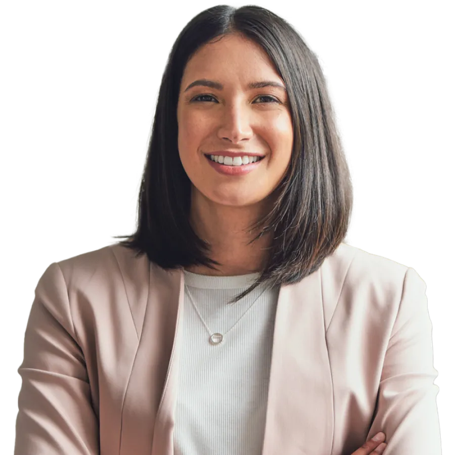 woman smiling