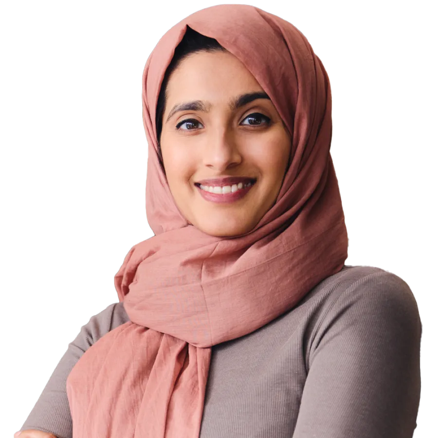 woman smiling