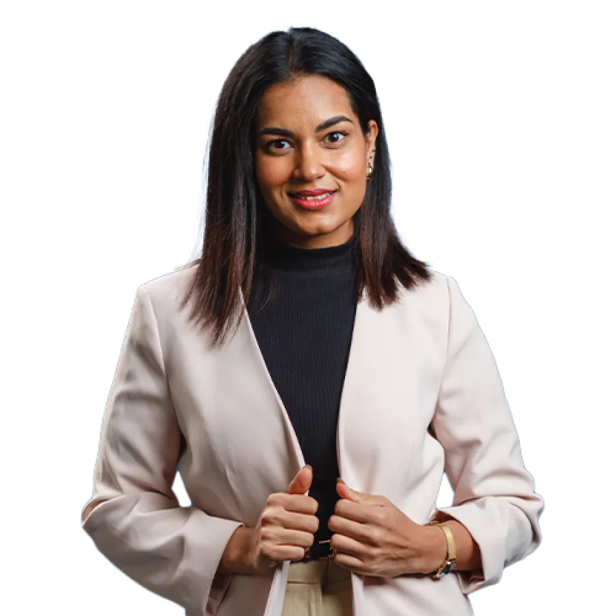 business professional smiling