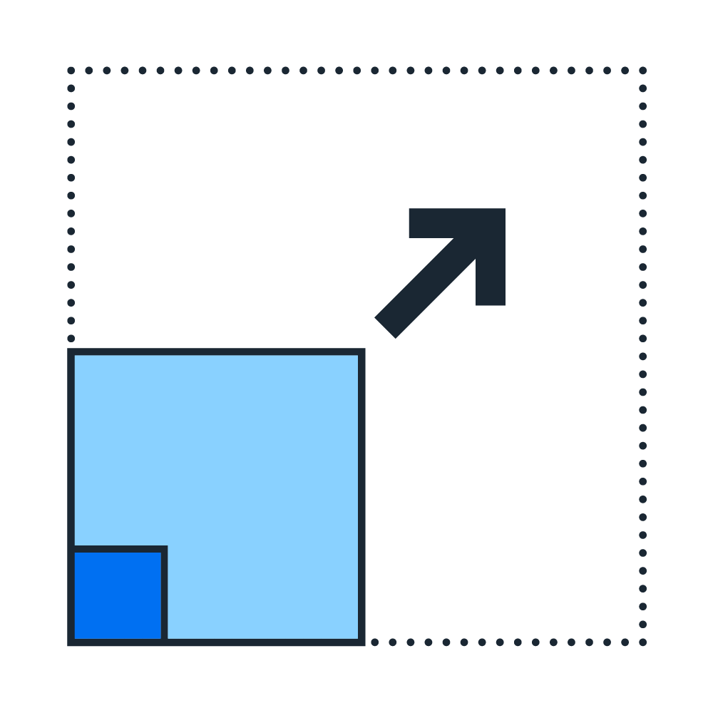 Growth pictogram