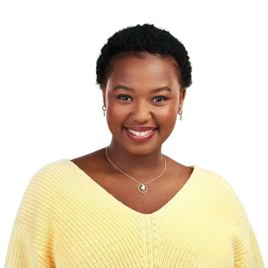 person smiling