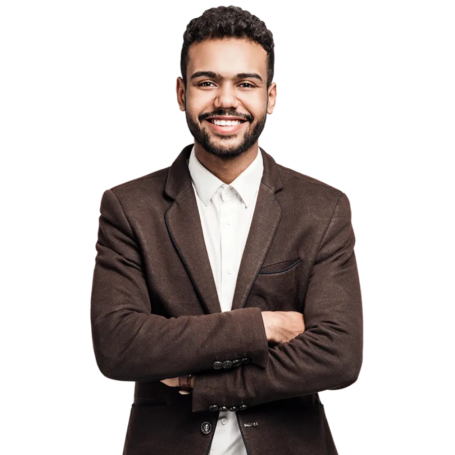 man with arms crossed